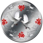 Монета «Eternal love» (