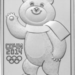 3 рубля - Сочи 2014: Белый Мишка - 2012г.